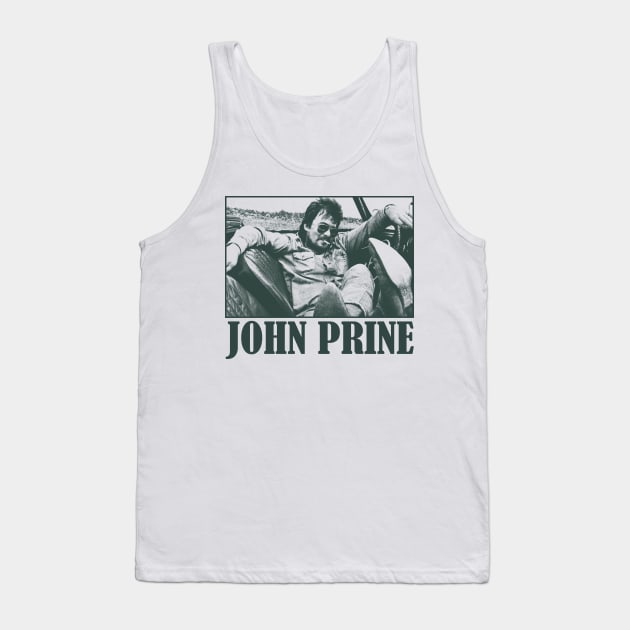 Vintage John Prine Music Setup Official Tank Top by OliviaCookArt